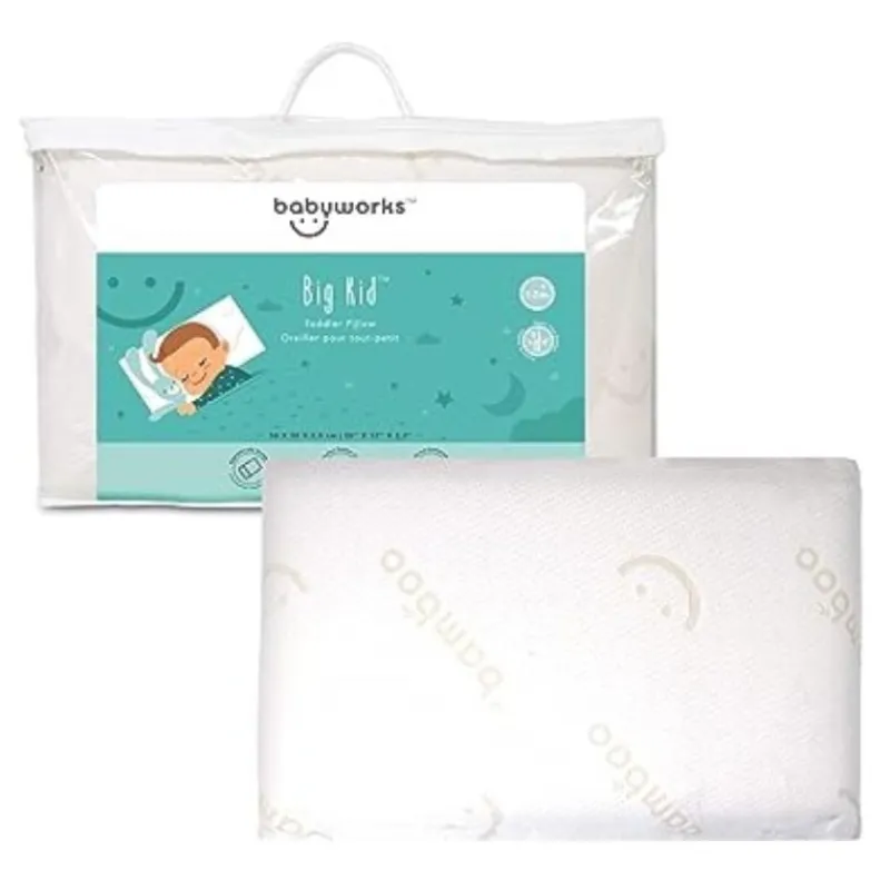 Baby Works Toddler Pillow with Bamboo Cover