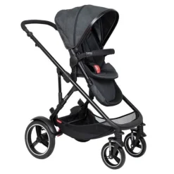 Phil & Teds VOYAGER Inline Buggy Stroller - Black