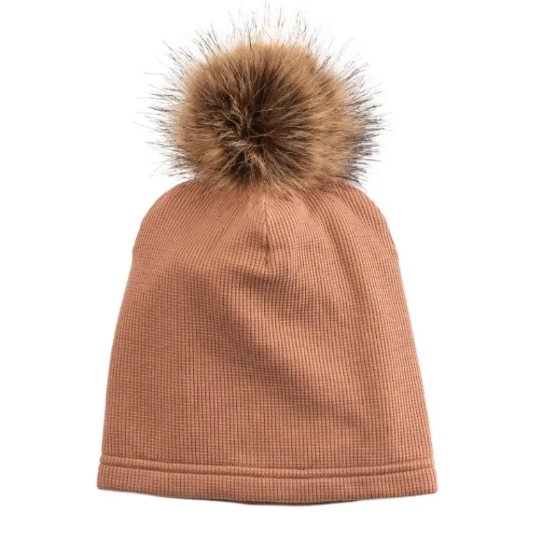 LouLou Lollipop Waffle Pom Pom Hat