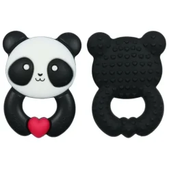 Glitter and Spice Whistle & Flute Kawaii Panda Teether