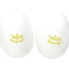 Vilac Wooden Egg Maracas - White