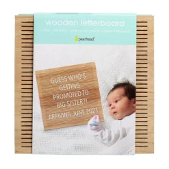 Pearhead Wooden Letterboard Set