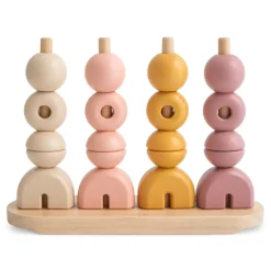 Mushie Wooden Multi Shape Stacker