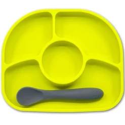 bbluv Yümi Silicone Plate and Spoon Set