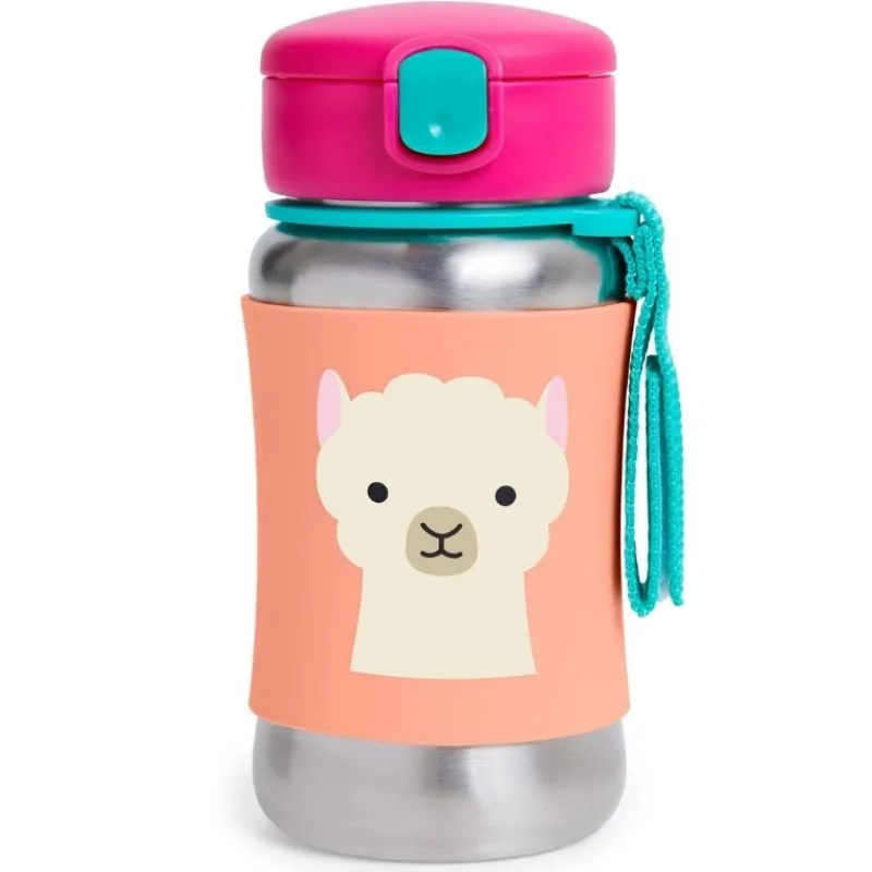 Skip Hop Zoo Stainless Steel Straw Bottle