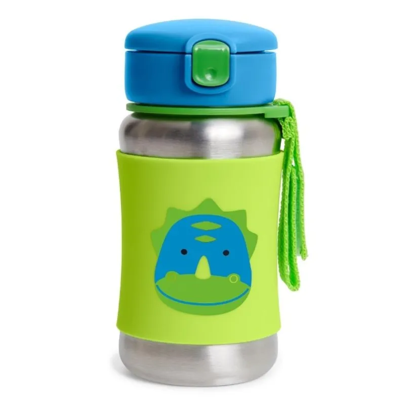 Skip Hop Zoo Stainless Steel Straw Bottle